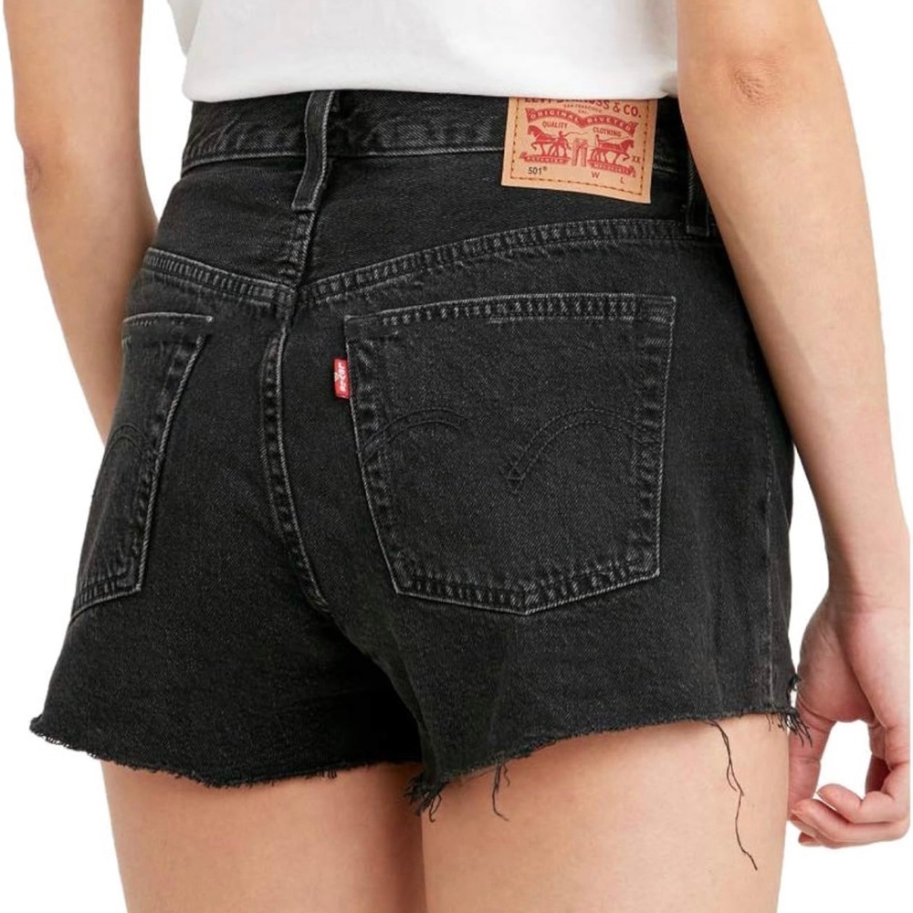 Levi's Women's 501 Original Shorts lunar black 27